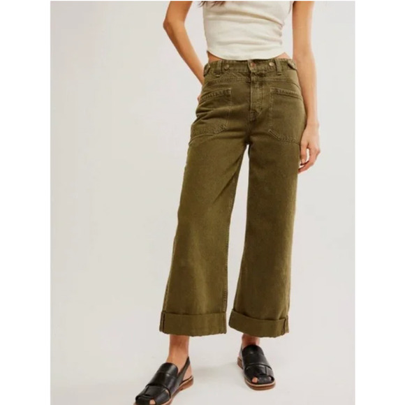 Free People Denim - Free People Palmer Cuffed Jeans 29 NEW We the Free